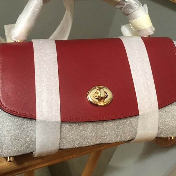 ❤️ NWT COACH Tilly Satchel 23 In Signature Canvas - Picture 1 of 4